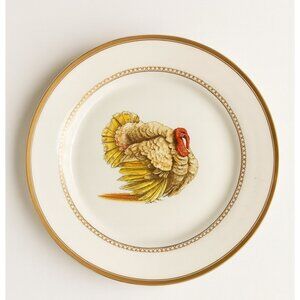 Williams Sonoma Estate Turkey Dinner Plate – 2012 – 11” Diameter Plate